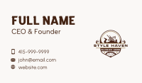 Woodwork Craft Carpentry Business Card Image Preview
