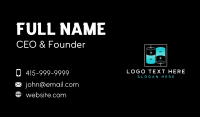 Battery Energy Power Business Card Design