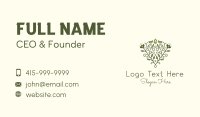 Leaf Vine Droplet Business Card Image Preview