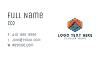 Mountain Sun Destination Business Card Image Preview