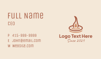 Scented Candle Brand  Business Card Image Preview