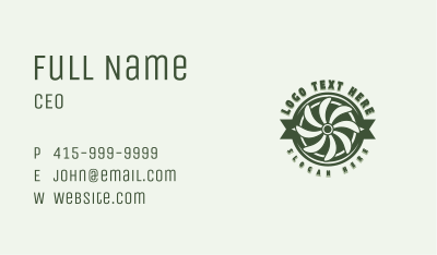 Propeller Aviation Mechanic Business Card Image Preview