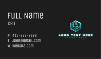 3D Tech Cube Business Card Image Preview