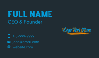 Streat Wear Apparel Wordmark Business Card Image Preview
