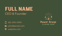 Arrow Outdoor Camping Business Card Image Preview