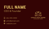 Royal Shield Crown Business Card Preview