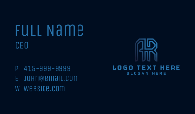 A & R Auto Mechanic Business Card Image Preview