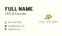 UAE Tribulus Omanense Flower Business Card Preview