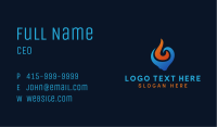 Heating & Cooling HVAC Business Card Image Preview