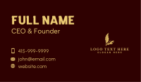 Feather Quill Ink Pen Business Card Image Preview