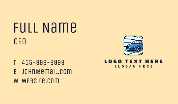 Car Speed Driving Business Card Design Image Preview