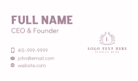 Floral Wedding Event Business Card Image Preview