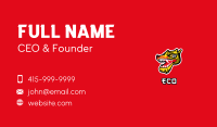 Chinese Dragon Head Business Card Image Preview