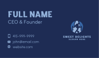 Earth Hand Institution Business Card Design