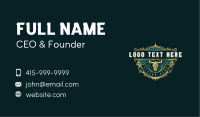 Classic Bull Ornamental Business Card Image Preview