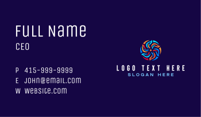 Fire Ice Exhaust Business Card Image Preview