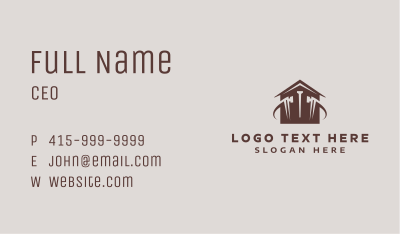 House Repair Handyman Business Card Image Preview