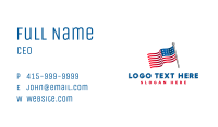 3D USA Political Flag Business Card Image Preview