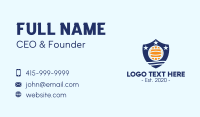 Sport Ball Team Shield Business Card Preview