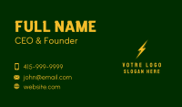 Voltage Electrical Energy  Business Card Image Preview