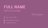 Elegant Cosmetic Wordmark Business Card Image Preview