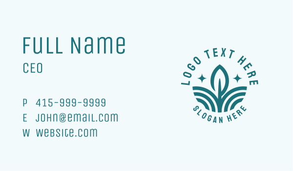 Farm Agriculture Gardening  Business Card Design Image Preview