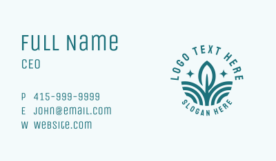 Farm Agriculture Gardening  Business Card Image Preview