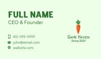 Carrot Vegetable Business Card Image Preview