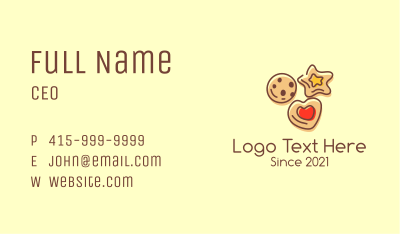 Sweet Cookies Bakeshop  Business Card Image Preview