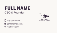 Gradient Animal Panther Business Card Image Preview