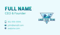 Ocean Boat Travel Business Card Design