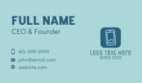 Phone Cloud Storage Business Card Image Preview