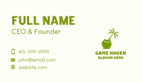 Island Coconut Tree Business Card Image Preview