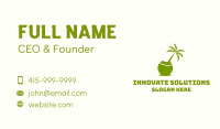 Island Coconut Tree Business Card Image Preview