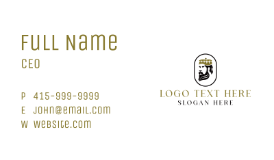 Elegant King Royalty Business Card Image Preview