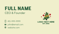 Christmas Tree Bauble Business Card Image Preview