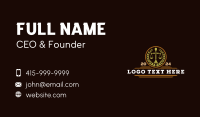 Scales Law Justice Business Card Image Preview