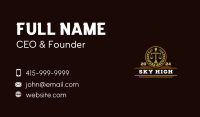 Scales Law Justice Business Card Image Preview