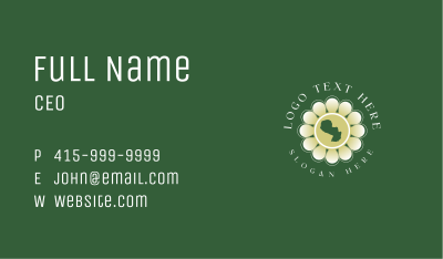 Paraguay Nanduti Flower Business Card Image Preview