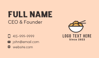 Asian Dumpling Diner Business Card Preview