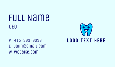 Oral Health Tooth Business Card Image Preview