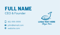 Simple Seafood Fish Business Card Design