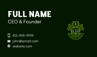 Vine Ornament Gardening Business Card Image Preview