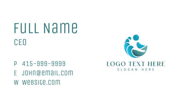 Human Volunteer Organization Business Card Design Image Preview