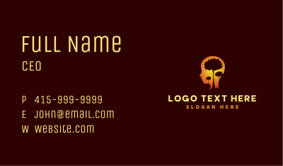 Nature Head Mental Business Card Image Preview