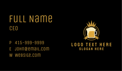 Beer Hops King  Business Card Image Preview
