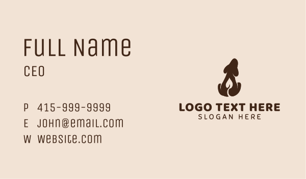 Organic Dog Food Business Card Design Image Preview