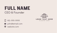 Column Law Scale Business Card Image Preview