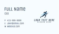 Run Fitness Exercise Business Card Image Preview
