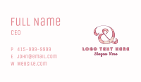 Fashion Ampersand Lettering Business Card Image Preview